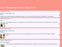 Tablet Screenshot of keysflyingoutoftime.blogspot.com