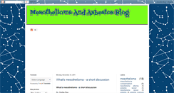 Desktop Screenshot of mesotheliomaandasbestosinfo.blogspot.com