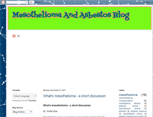Tablet Screenshot of mesotheliomaandasbestosinfo.blogspot.com