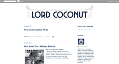 Desktop Screenshot of lordcoconut.blogspot.com