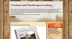 Desktop Screenshot of cowboyandchuckwagoncooking.blogspot.com