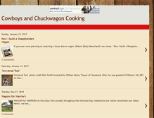 Tablet Screenshot of cowboyandchuckwagoncooking.blogspot.com