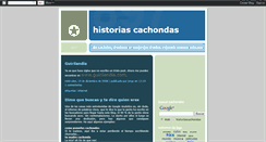 Desktop Screenshot of historiascachondas.blogspot.com