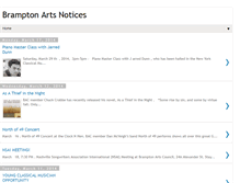 Tablet Screenshot of bramptonartsnotices.blogspot.com