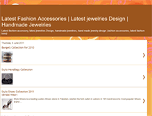 Tablet Screenshot of latestfashionaccessories.blogspot.com