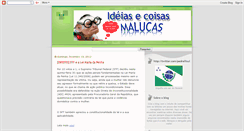 Desktop Screenshot of ideiasecoisasmalucas.blogspot.com