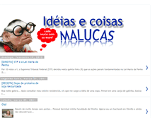 Tablet Screenshot of ideiasecoisasmalucas.blogspot.com