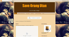 Desktop Screenshot of orangutansaviours.blogspot.com