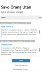 Mobile Screenshot of orangutansaviours.blogspot.com