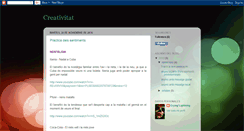 Desktop Screenshot of creativite12.blogspot.com