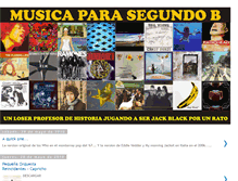 Tablet Screenshot of musicaparasegundob.blogspot.com