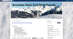 Desktop Screenshot of peak-pursuits.blogspot.com