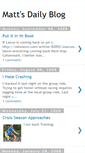 Mobile Screenshot of mattsdailyblog.blogspot.com