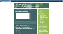 Desktop Screenshot of ciberposgrado.blogspot.com