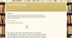 Desktop Screenshot of free-global-jobs.blogspot.com