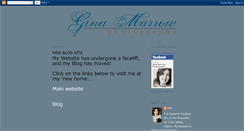 Desktop Screenshot of ginamarrowphotography.blogspot.com