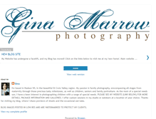 Tablet Screenshot of ginamarrowphotography.blogspot.com