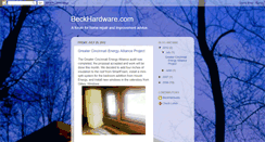 Desktop Screenshot of beckhardware.blogspot.com