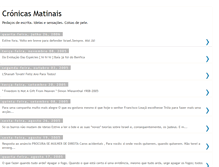 Tablet Screenshot of cronicasmatinais.blogspot.com