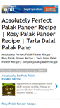 Mobile Screenshot of palakpaneerrecipe.blogspot.com