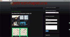 Desktop Screenshot of ajedrezixtapaluca.blogspot.com