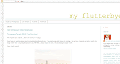 Desktop Screenshot of myflutterbyes.blogspot.com