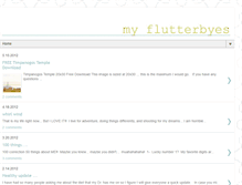 Tablet Screenshot of myflutterbyes.blogspot.com