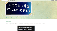 Desktop Screenshot of conexaofilosofia.blogspot.com