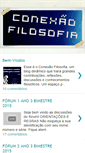 Mobile Screenshot of conexaofilosofia.blogspot.com