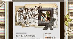 Desktop Screenshot of mythoughtsincolor.blogspot.com