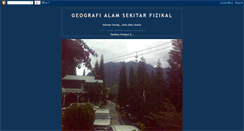 Desktop Screenshot of geografifizikalpengajianam.blogspot.com