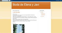 Desktop Screenshot of bodadeelenayjavi.blogspot.com