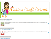 Tablet Screenshot of cariescraftcorner.blogspot.com
