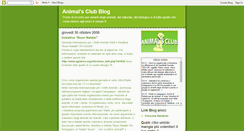 Desktop Screenshot of animalsclubblog.blogspot.com