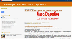 Desktop Screenshot of lineadeportiva-alexzerlin.blogspot.com