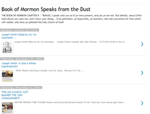 Tablet Screenshot of bookofmormonspeaks.blogspot.com