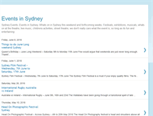 Tablet Screenshot of events-in-sydney.blogspot.com