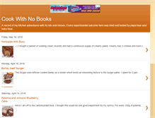Tablet Screenshot of cookwithnobooks.blogspot.com