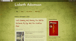 Desktop Screenshot of lisbethadamson.blogspot.com