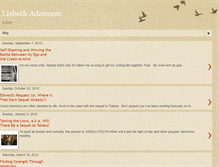 Tablet Screenshot of lisbethadamson.blogspot.com