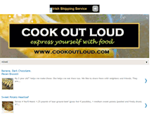 Tablet Screenshot of cook-out-loud.blogspot.com