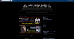 Desktop Screenshot of mormonarchaeology.blogspot.com