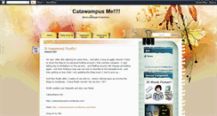 Desktop Screenshot of catawampusme.blogspot.com