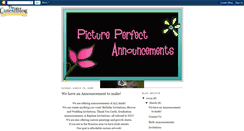 Desktop Screenshot of pictureperfectannouncements.blogspot.com