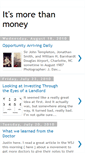 Mobile Screenshot of itsmorethanmoney.blogspot.com