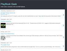 Tablet Screenshot of playbookgeek.blogspot.com