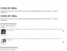 Tablet Screenshot of iconsindia.blogspot.com