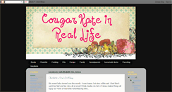 Desktop Screenshot of cougarkateinreallife.blogspot.com