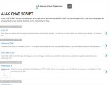 Tablet Screenshot of ajaxchatscript.blogspot.com