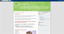 Desktop Screenshot of esclyrics.blogspot.com